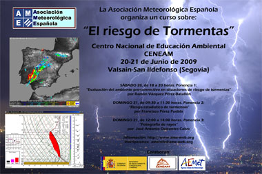 Curso: «El Riesgo de la Tormenta» de la AME.
