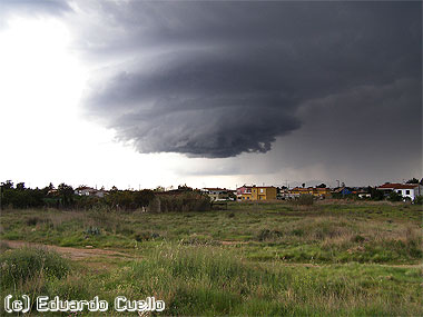 Otra posible supercélula en Castellón, 26-04-09
