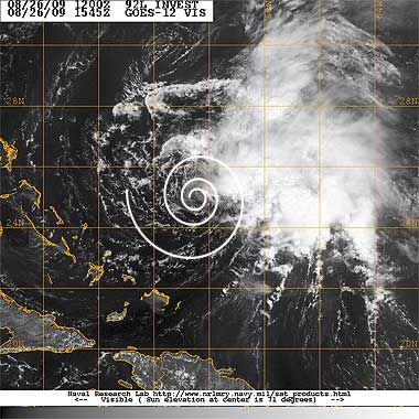 DANNY surge como tormenta tropical al este de las Bahamas