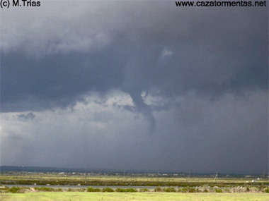 Tornado en Mallorca hoy, 1 de octubre de 2009