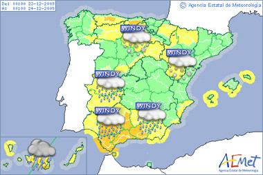 La meteorología no nos da tregua y sigue el mal tiempo