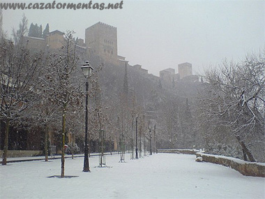 La nieve se repartió en cotas muy bajas por toda la Península