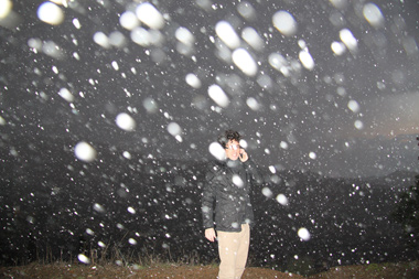 La nieve también llega a Málaga