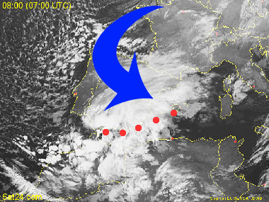 El temporal azota a Baleares, con nieve y vendaval