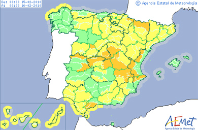 Lluvias intensas en el Suroeste peninsular