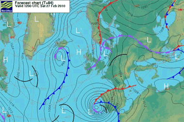 Un temporal de viento, lluvia y nieve se cierne sobre la Península