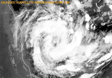 Raro caso de posible tormenta tropical sobre Namibia y Botswana