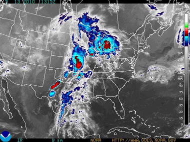 Bellísima imagen de alta resolución del satélite meteorológico TERRA