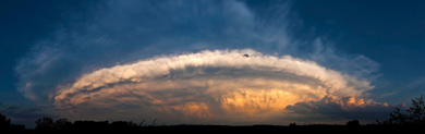 Espectacular supercélula en Francia (25-05-10)