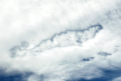 Las nubes agujero y las precipitaciones asociadas a ellas