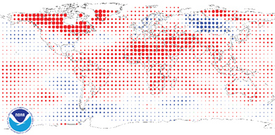 Informe NOAA Julio-2.010. El planeta sigue mostrándose muy cálido