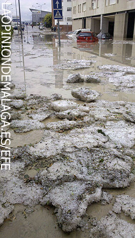 Violentas tormentas barren el tercio este peninsular