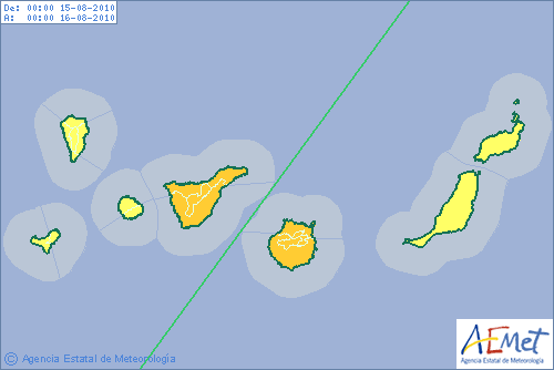Última hora, alerta naranja en Canarias por la posible depresión subsahariana