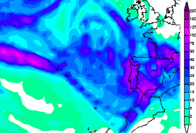 Predicción de lluvias intensas en los próximos días
