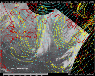 Interacción entre el jet polar y el jet subtropical, influencia en el temporal canario
