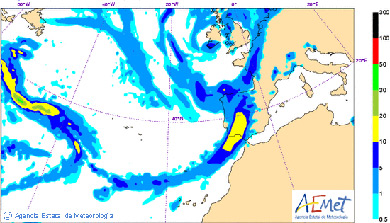 Lluvias en casi todas las regiones el domingo
