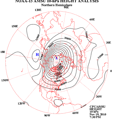 El vórtice circumpolar y su importancia en la Meteorología del Hemisferio Norte