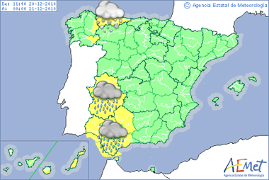 El temporal de viento, lluvia y nieve se recrudece en las próximas horas