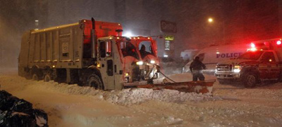 Estado de emergencia por la nieve en la Costa Este de EE.UU.
