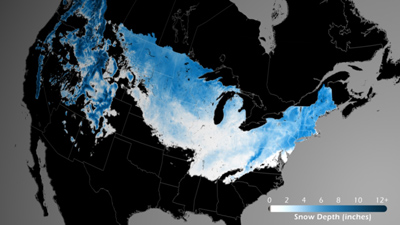 Histórica temporada de nieve en Nueva York