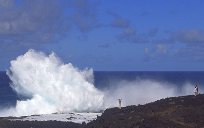 Temporal marítimo en las Canarias