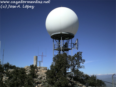 El radar meteorológico de Málaga vuelve a estar operativo