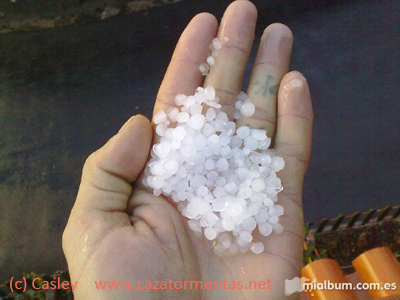 Granizo y nevadas en cotas bajas en Canarias