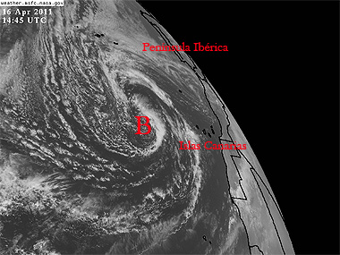 Alerta en Canarias por fuertes lluvias y vientos