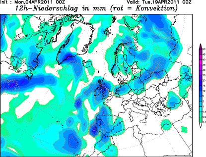 Previsión meteorológica para Semana Santa (II)