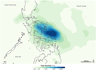 La tormenta tropical AERE deja lluvias torrenciales en Filipinas