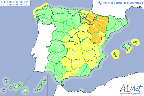 Las alertas por lluvias y tormentas intensas se extienden