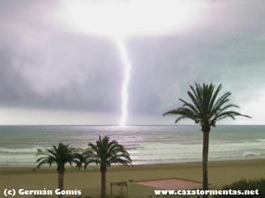 Espectacular tormenta severa en Valencia, 7 de mayo de 2011