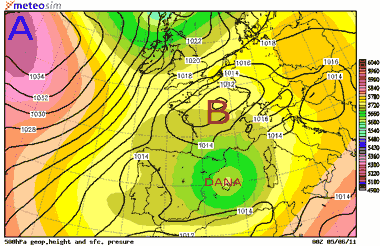 El tiempo en la Costa Tropical, 4 y 5 de junio 2011, tiempo algo variable.
