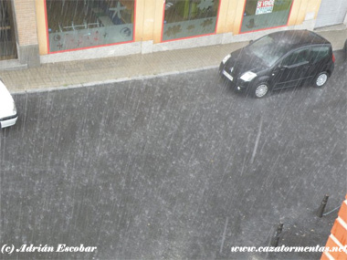 Tormenta de récord hoy en Segovia