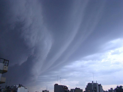 Supercélula en Buenos Aires