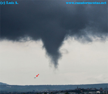 Tornado cerca de Sant Jordi, Palma de Mallorca