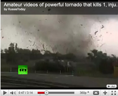 Terrorífico tornado en Blagoveschensk, Rusia, 31 de julio de 2011