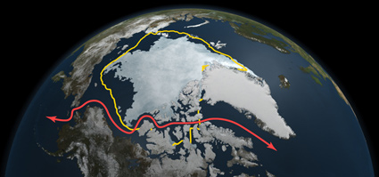 La superficie de hielo Ártico desciende en 2011 a su segundo nivel mínimo histórico