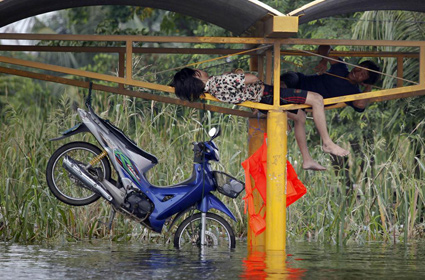 El monzón provoca graves inundaciones en Tailandia