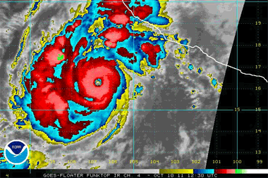 Alerta en la costa oeste de México por la llegada del gran huracán JOVA