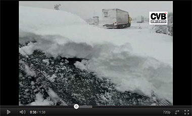 Intensas nevadas en el oeste de Turquía