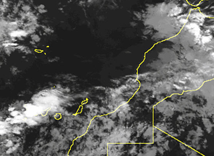 Moderada inestabilidad en las Islas Canarias