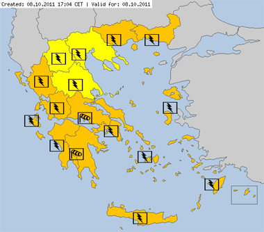 Las tormentas severas azotan a varios países mediterráneos centrales y orientales