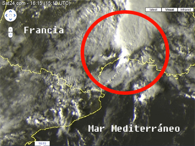 Graves inundaciones en el departamento francés de Hérault