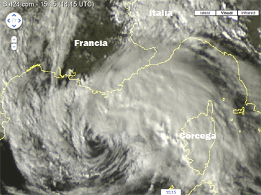 La tormenta tropical mediterránea 01M se debilita ligeramente