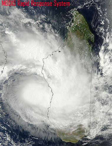 Ciclón tropical CHANDA sacude Madagascar