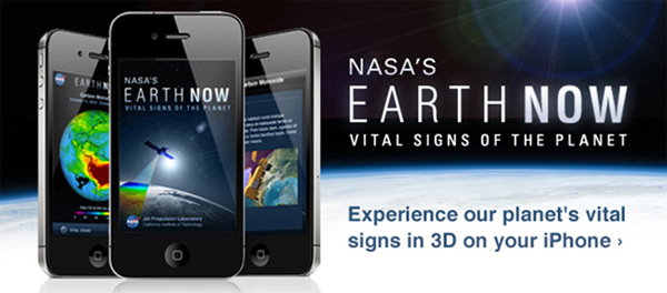 Earth-Now, una nueva e interesante aplicación de la NASA para Iphone