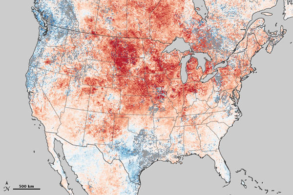 Ola de calor histórica en los Estados Unidos, convierte al invierno en verano
