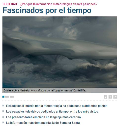 cazatormentas.net en el Diario El Mundo