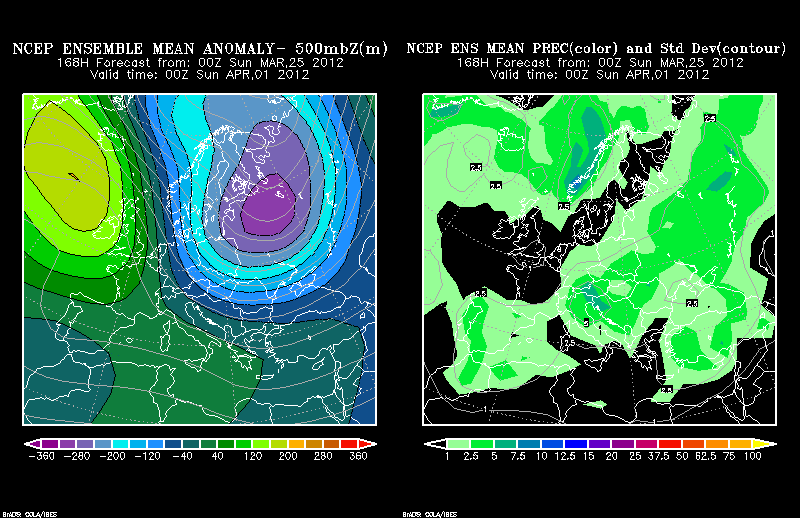 Previsiones meteorológicas para la Semana Santa de 2012 (VI)